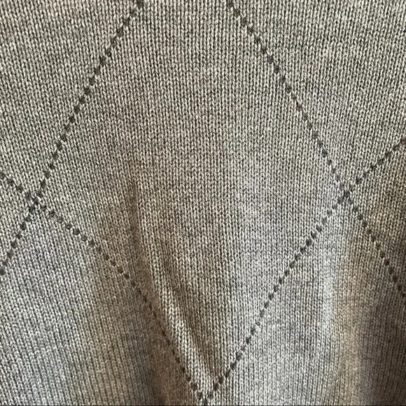 Men’s Gray Cotton Sweater - Picture 5 of 5